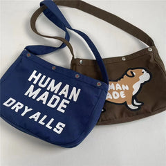 Cute Puppy Print Messenger Bag