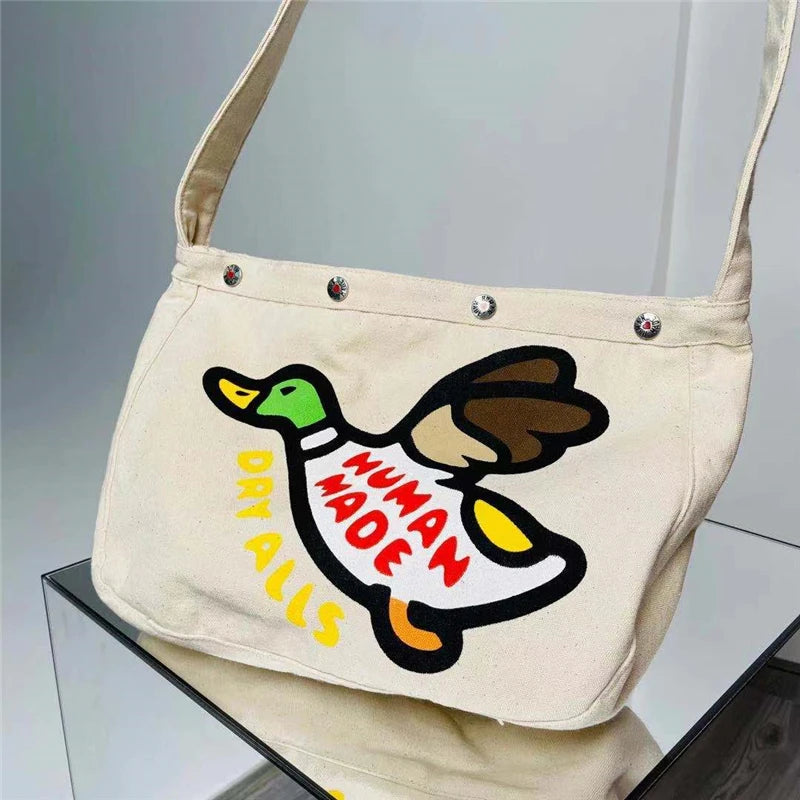Canvas Duck Shoulder Messenger Bag