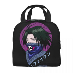 HXH Feitan Insulated Lunch Bag Hunter X Hunter Lunch Tote for Picnic