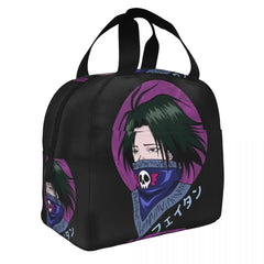 HXH Feitan Insulated Lunch Bag Hunter X Hunter Lunch Tote for Picnic