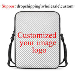 Funny Horse Print Women Shoulder Bag Puppy Dog Husky Messenger Bags