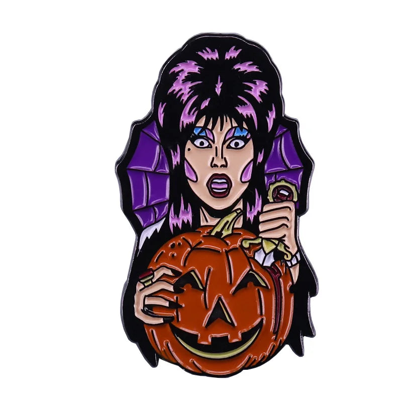 Halloween Horror Movie Enamel Pins Lapel Pin for Clothes Brooches on Backpack