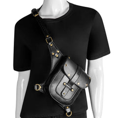 Halloween Single Shoulder Messenger Bag Punk Tactical Waist Fanny Pack