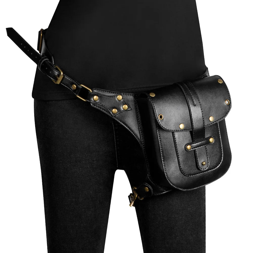 Halloween Single Shoulder Messenger Bag Punk Tactical Waist Fanny Pack