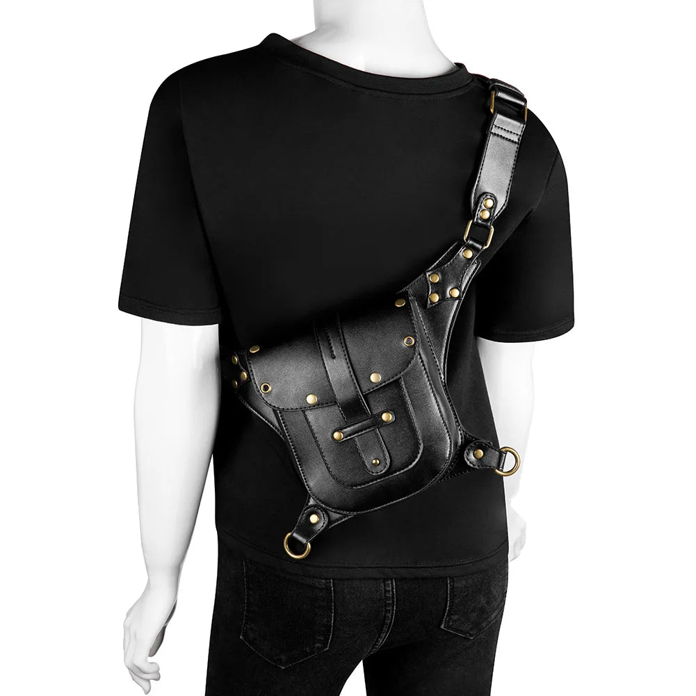 Halloween Single Shoulder Messenger Bag Punk Tactical Waist Fanny Pack