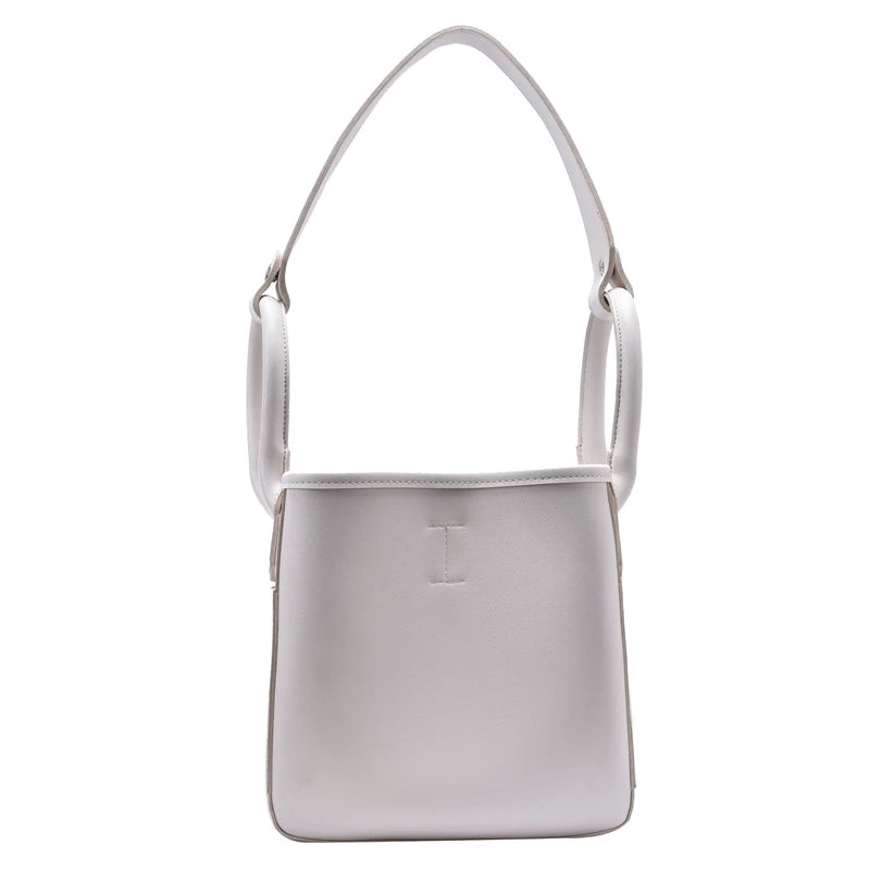 Vintage Leather Shoulder Bag for Women Crossbody Tote