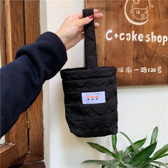 Sweet Love Quilted Bucket Bag for Women