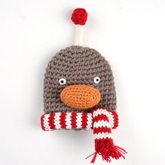 Hand-Knitted Car Key Case Cartoon Key Cover Woolen Mini Bag