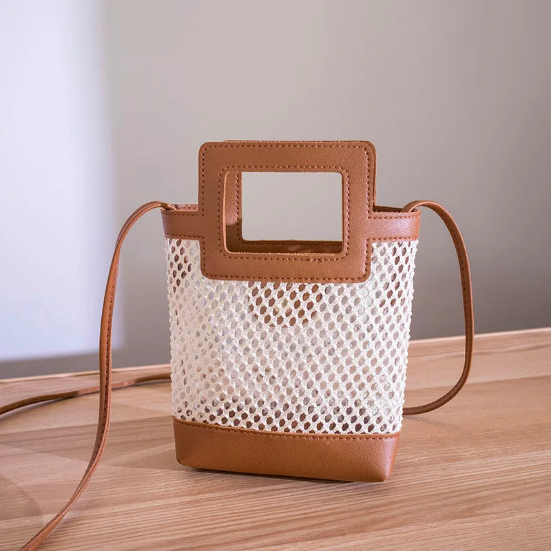 Women's Crossbody Bag Hollow Shoulder Handbag