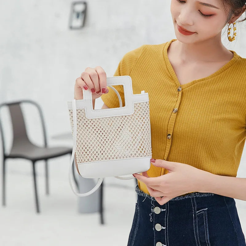 Women's Crossbody Bag Hollow Shoulder Handbag