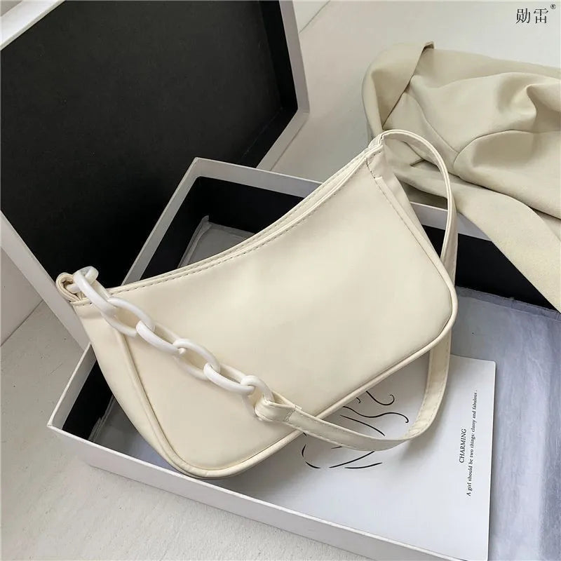 Women's Chain Armpit Bag Spring and Summer Foreign Hot Shoulder Bag