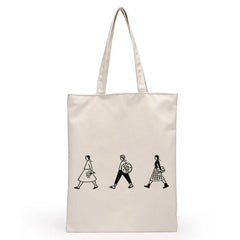 Cartoon Messenger Bag Reusable Shopping Hot Canvas Women Bags