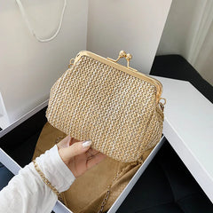 Summer Women Lady Wild Mini Square Straw Bag Messenger Bag