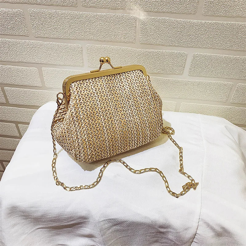 Summer Women Lady Wild Mini Square Straw Bag Messenger Bag