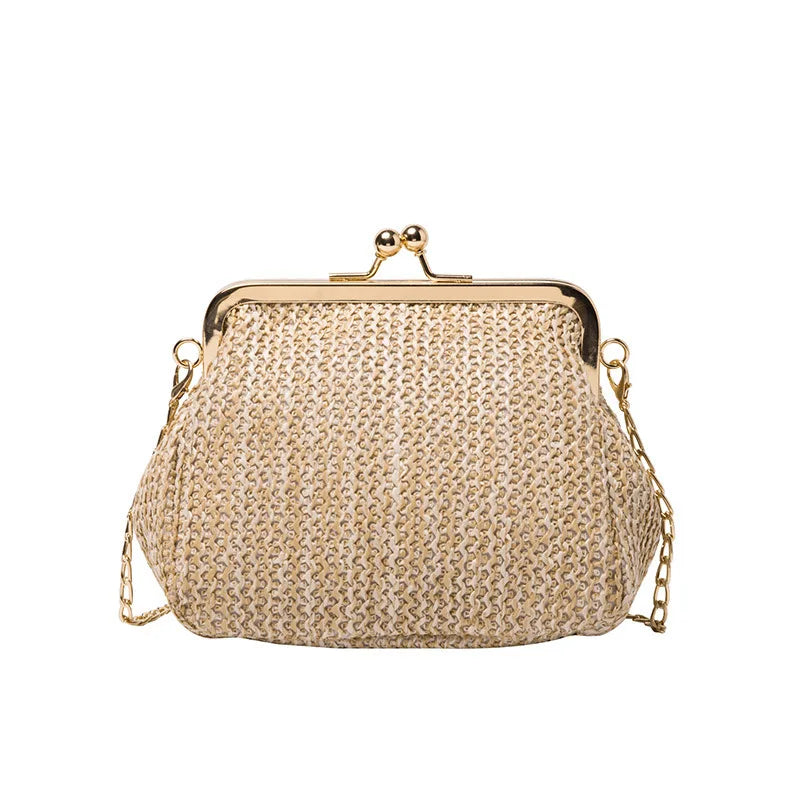 Summer Women Lady Wild Mini Square Straw Bag Messenger Bag