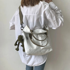Canvas Women's Tote Bag Shoulder Oblique Bag