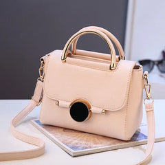 Women's PU Leather Shoulder Crossbody Bag Casual Tote Bolsa