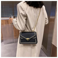 Heart PU Leather Japanese Style School Shoulder Crossbody Bags Purses