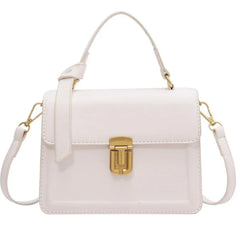 Solid Messenger Bag PU Women's Crossbody Bag