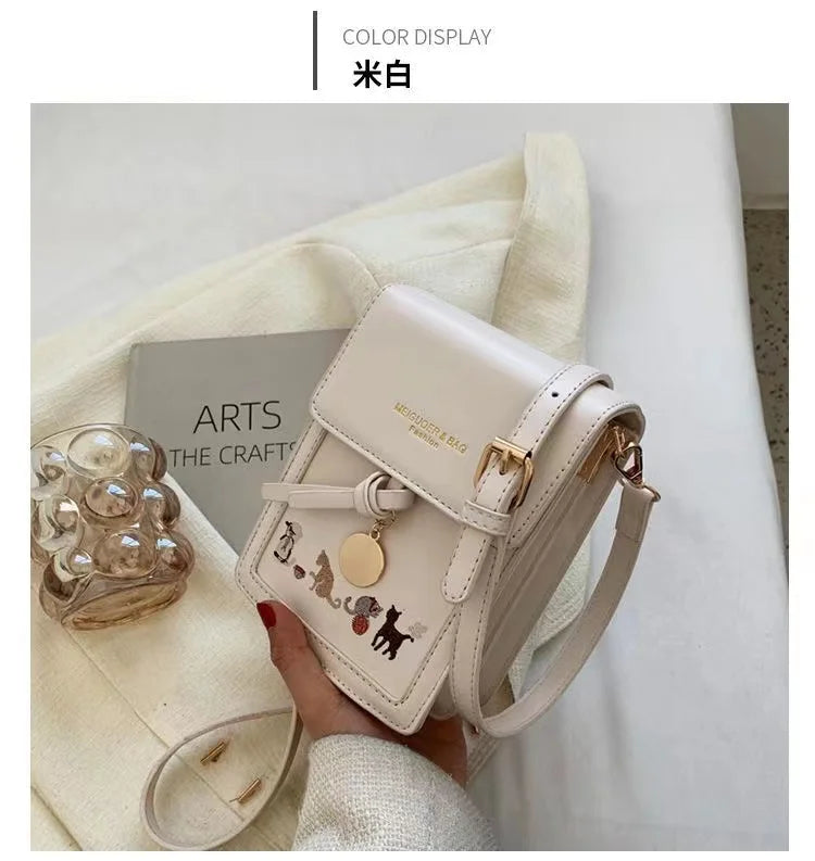 Women Shoulder Bag Messenger Large-capacity Touch Screen Phone Wallet