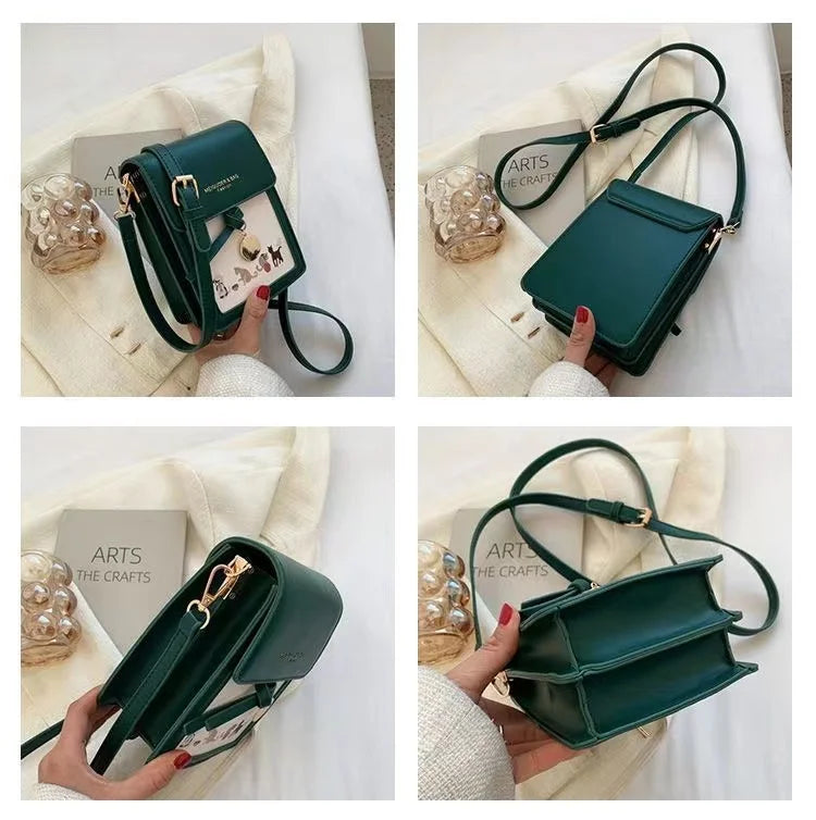 Women Shoulder Bag Messenger Large-capacity Touch Screen Phone Wallet