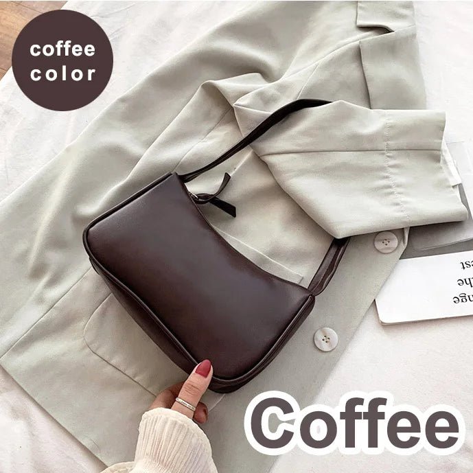 Retro Top Handle Bag PU Leather Shoulder Totes for Women