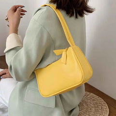 Retro Top Handle Bag PU Leather Shoulder Totes for Women