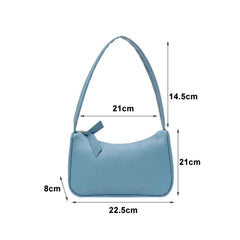 Retro Top Handle Bag PU Leather Shoulder Totes for Women