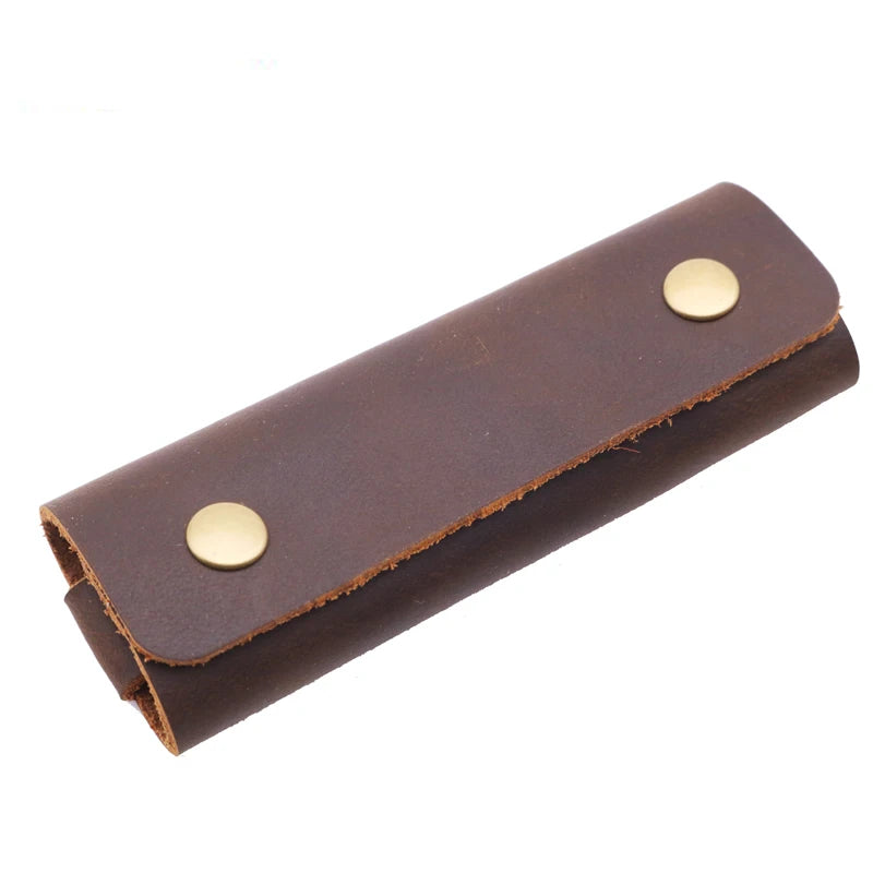 Leather Housekeeper Key Wallet Car Case Bag Pouch