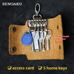 Leather Key box DIY keychain Housekeeper Key Pocket Organizer