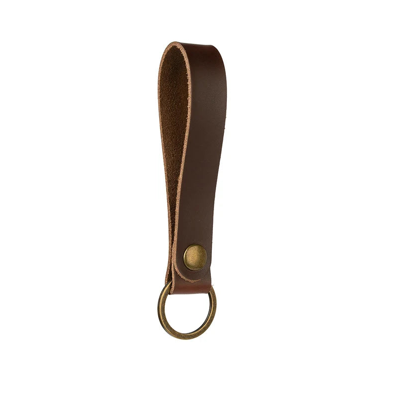 Leather Key Holder Keychain Housekeeper Key Ring Wallet