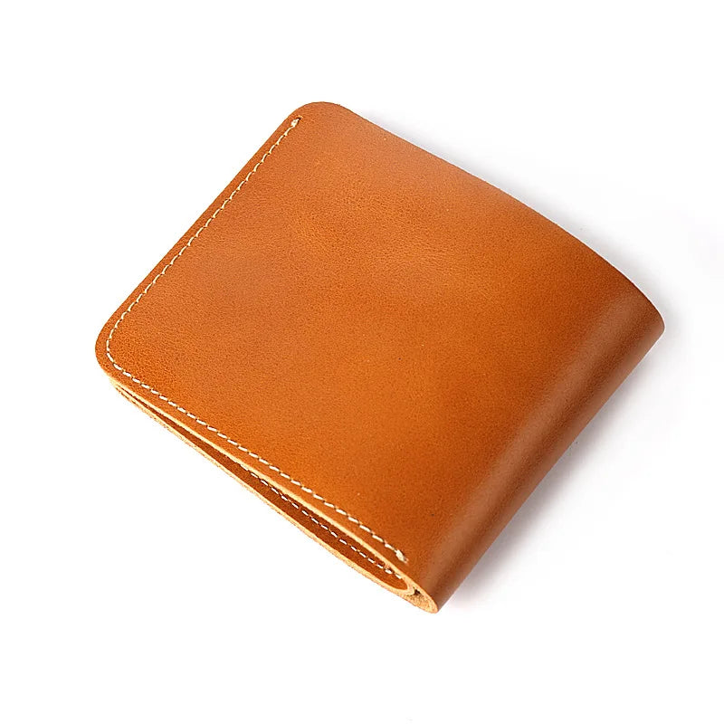 Slim Leather Purse for Men Small Carteira Masculina Couro