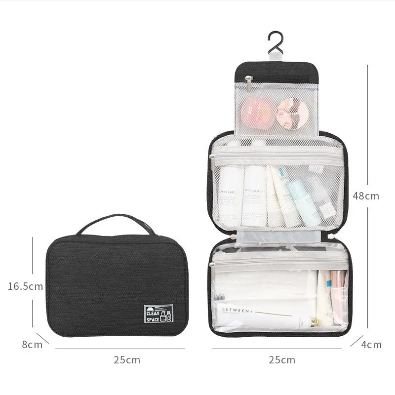 Travel Toiletry Bag Hanging Cosmetic Storage Organizer Pouch