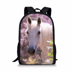 HaoYun Horse Print Toddler School Book Bag