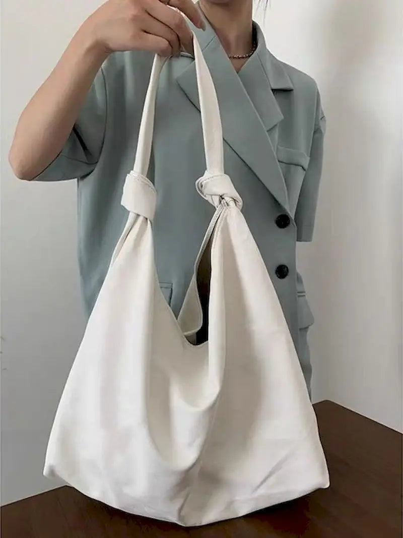 Harajuku PU Totes Bags Women Casual Wild Ladies Handbags Solid Shoulder