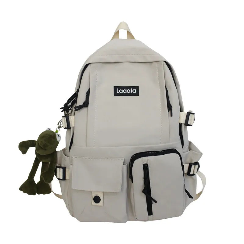 Harajuku Backpack Casual Canvas Backpack Men & Women Unisex Travel Backpack