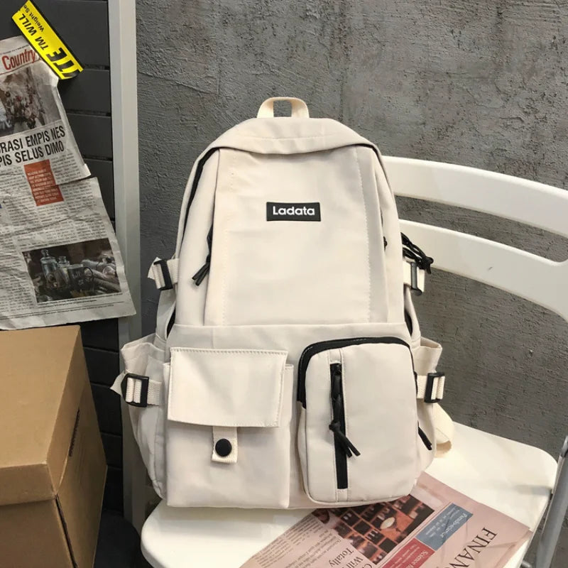 Harajuku Backpack Casual Canvas Backpack Men & Women Unisex Travel Backpack