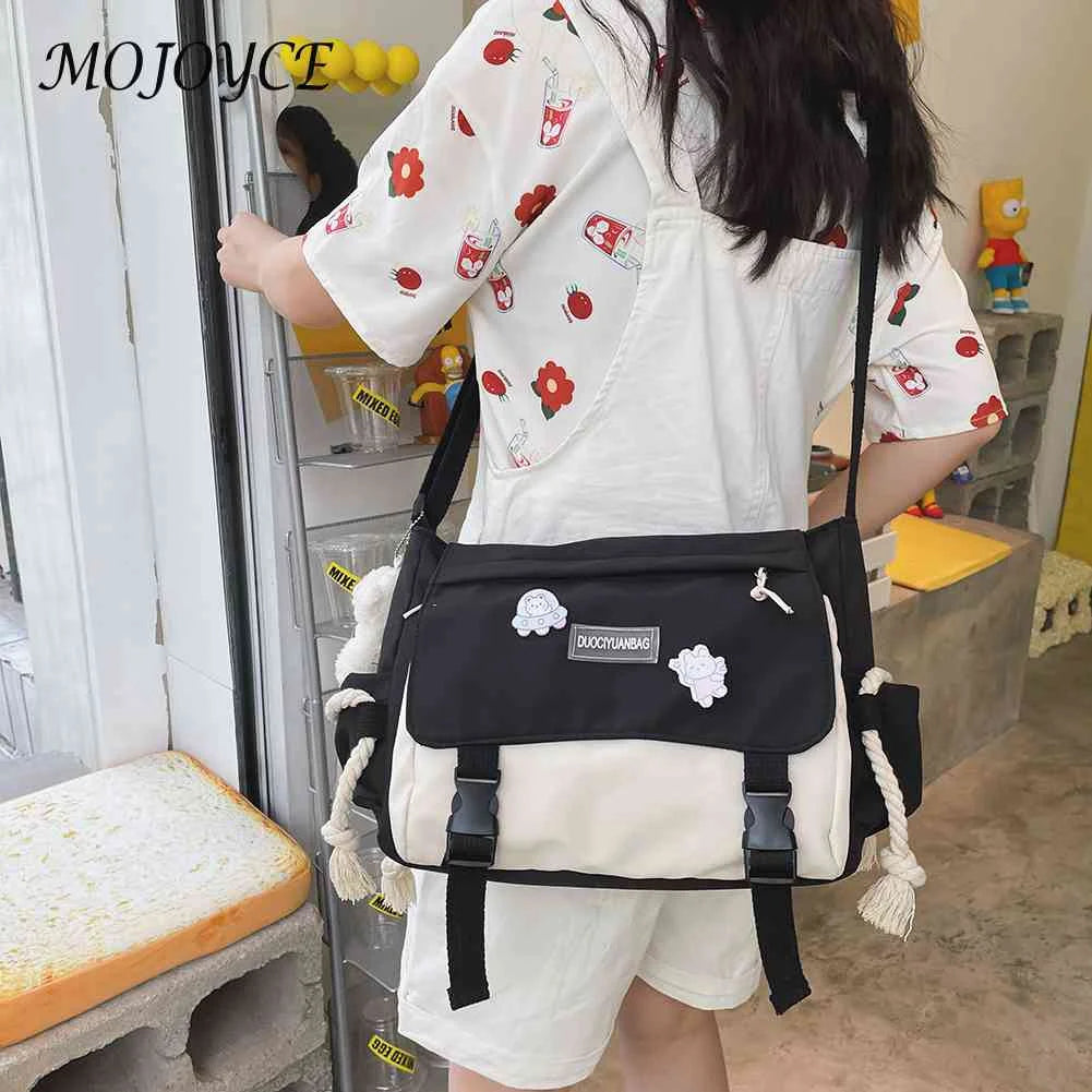 Harajuku Handbags for Women Large Capacity Student Tutorial Bag