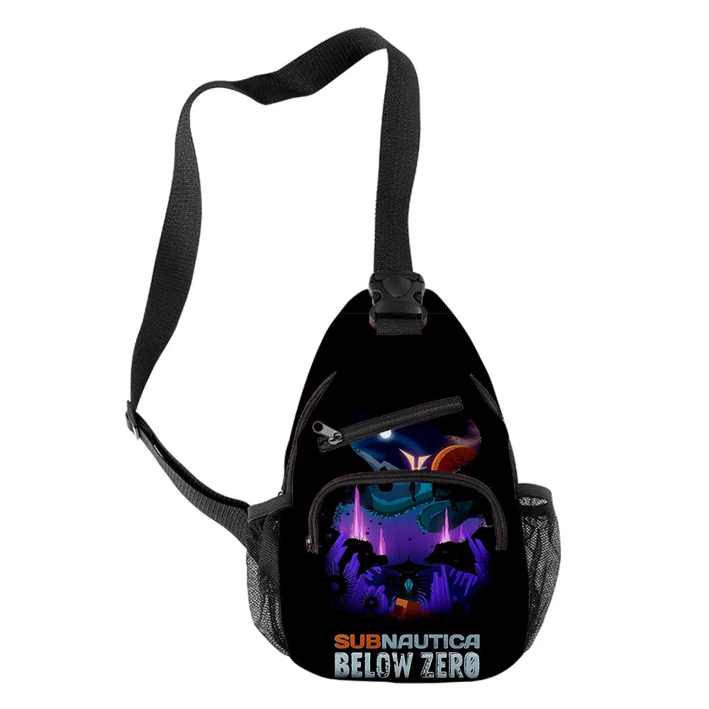 Harajuku Subnautica Below Zero 3D Print Chest Bag