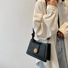 Harajuku Pu Square Handbag Women Crossbody Bag Soft-Faced Shoulder Bag