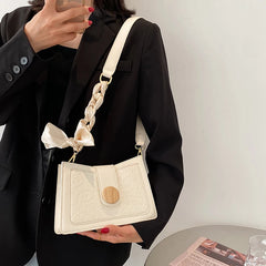 Harajuku Pu Square Handbag Women Crossbody Bag Soft-Faced Shoulder Bag