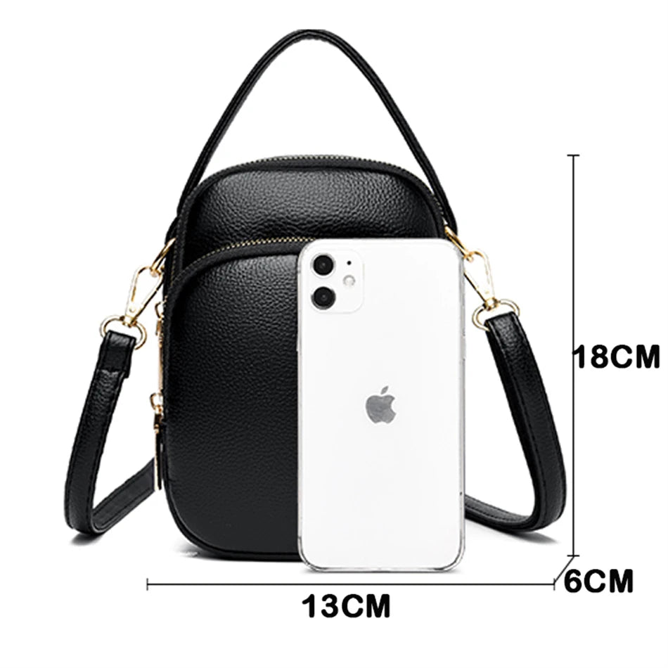Leather Women Crossbody Bag High Quality Women Handbag Purse