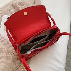Heart Shape Women's Underarm Bag Tote Bag PU Leather Handbag