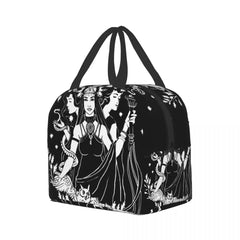 Hekate Triple Goddess Portable Lunch Box Leakproof Goth Occult Halloween Witch