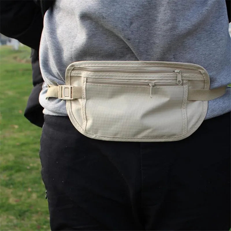 Hidden Security Wallet Bag For Women Sport Travel Waist Pack Pouch