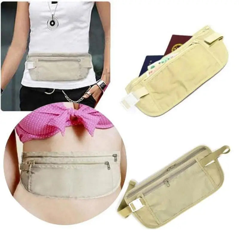 Invisible Security Wallet Chest Pack Money Waist Bag