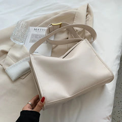 High Capacity Leather Shoulder Bag for Women