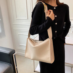 High Capacity Leather Shoulder Bag for Women
