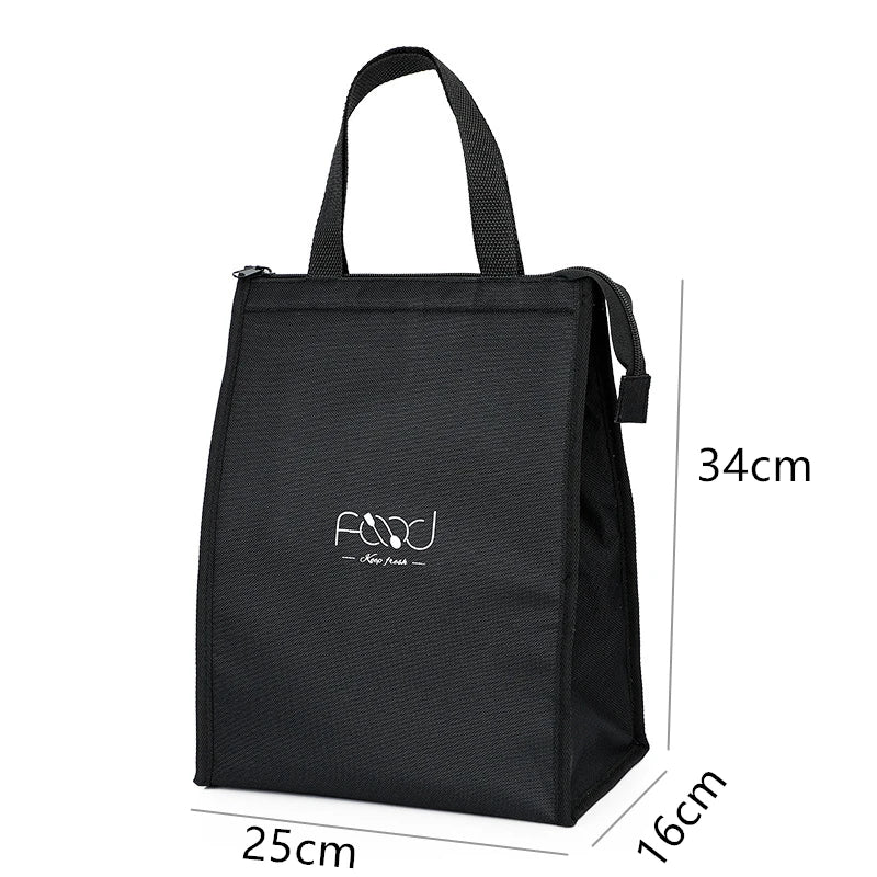Insulated Lunch Bag Women Kid Picnic Work Travel Food Thermal Storage Container