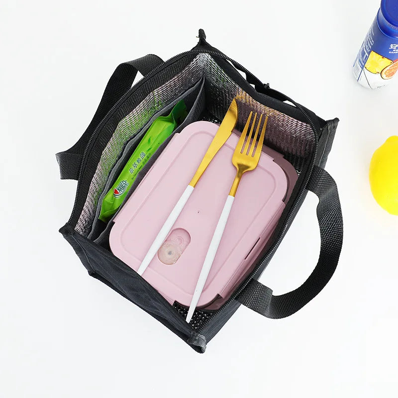 Portable Insulated Lunch Bag for Work Travel Food Storage
